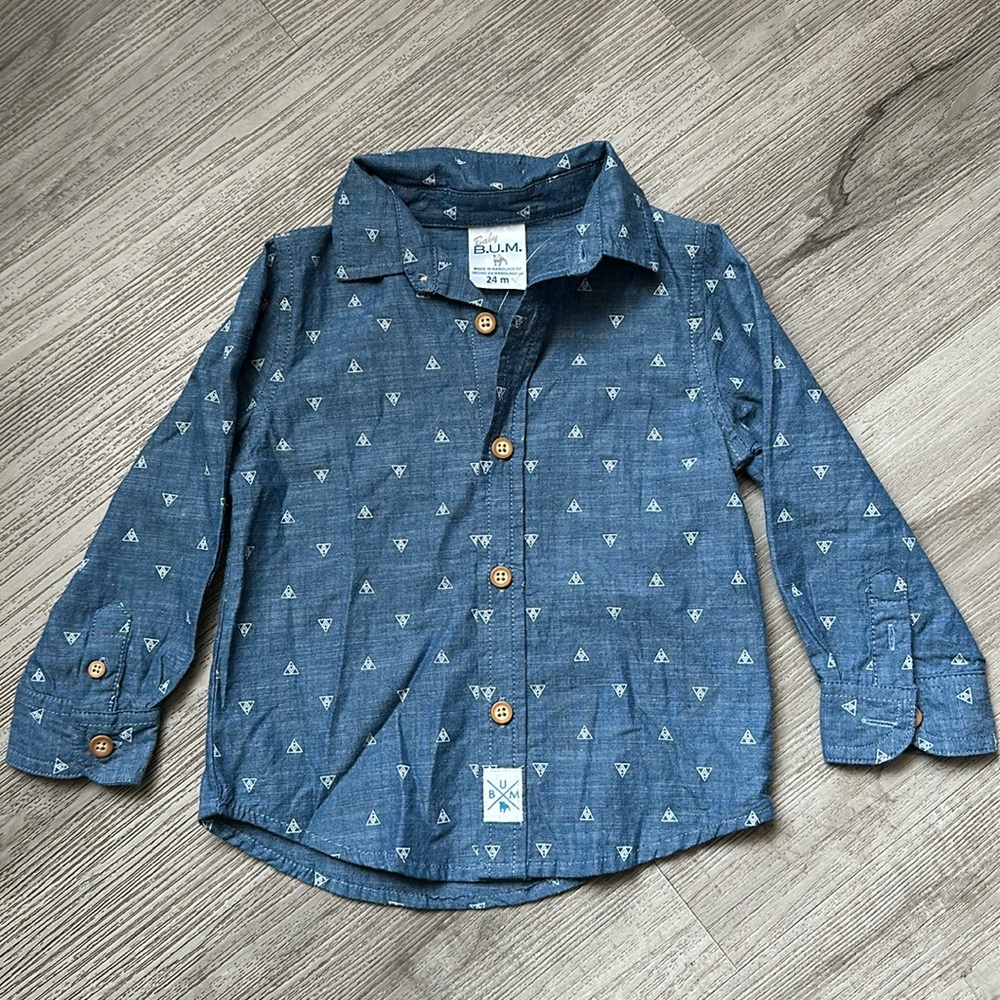 Toddler Boy Button Down Shirt
